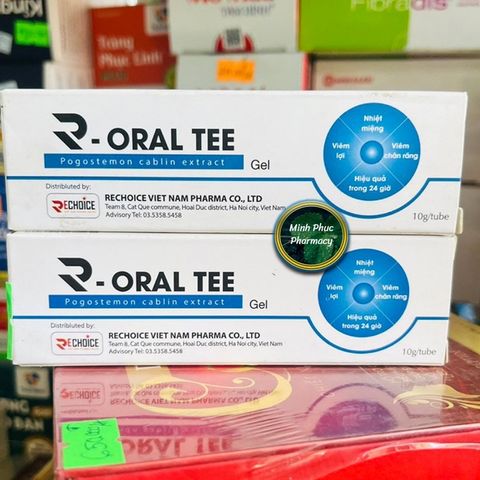 Gel bôi nhiệt miệng thảoo dượcc R-Oral Tee ann toànn cho trẻ từ 6 tháng tuổi