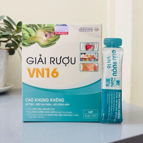 GIẢI RƯỢU VN16 - bảo vệ sức khỏe Gan