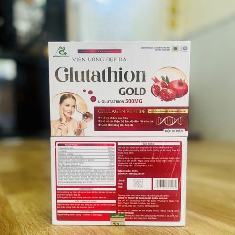 Siêu phẩm Trắng da GLUTATHION GOLD - Collagen Nhập khẩu Hàn Quốc