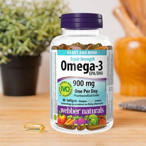 Dầu cá Triple Strength Omega-3 900mg Canada 80 viên