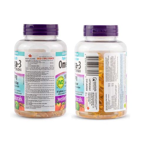 Dầu cá Triple Strength Omega-3 900mg Canada 80 viên