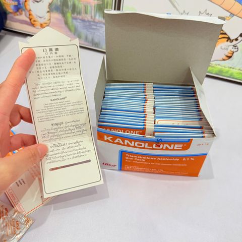 [BÁN LẺ] Kanolone 1g - Bột Rắc Bôi Nhiệt Miệng, Loét, Viêm Nhi.ễ,m Khoang Miệng