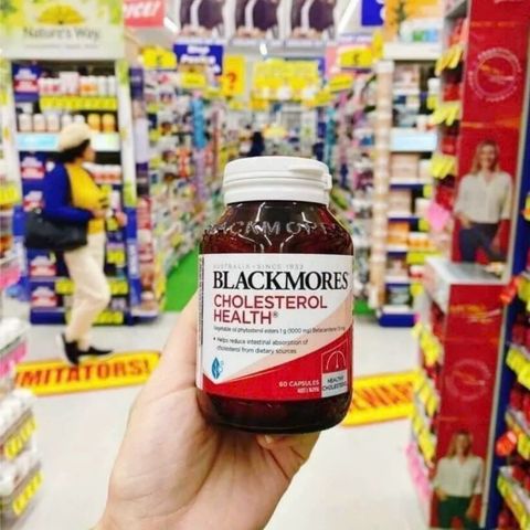 Viên uống Giảm Mỡ Máu Blackmores Cholesterol Health 60 Viên - Hỗ Trợ Tim Mạch & Kiểm Soát Cholesterol Hiệu Quả - S/P Chuẩn Úc