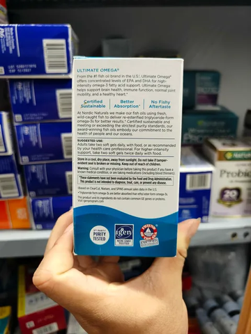 Dầu cá Omega-3 Nordic Naturals Ultimate Omega 1280mg 60 viên