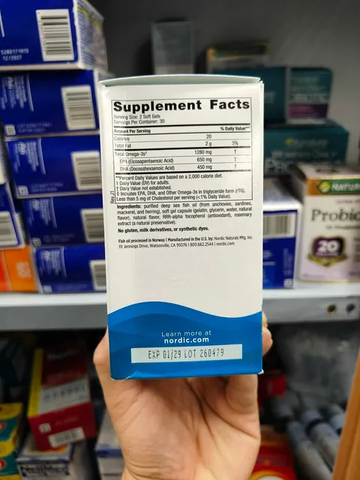 Dầu cá Omega-3 Nordic Naturals Ultimate Omega 1280mg 60 viên