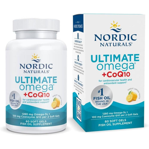 Dầu cá Omega-3 Nordic Naturals Ultimate Omega CoQ10 60 V