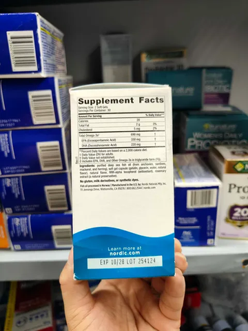 Dầu cá Omega-3 Nordic Naturals Ultimate Omega CoQ10 60 V
