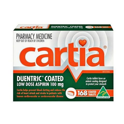 Viên uống Phòng Ngừa Đột Quỵ Cartia 168 Viên - Cải Thiện Tuần Hoàn Máu - Ngăn Ngừa Sự Hình Thành Cục Máu Đông & Bảo Vệ Tim Mạch - S/P Chuẩn Úc