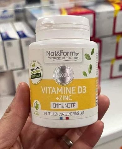 Vitamin D3 + Zinc tăng sức đề kháng và D3