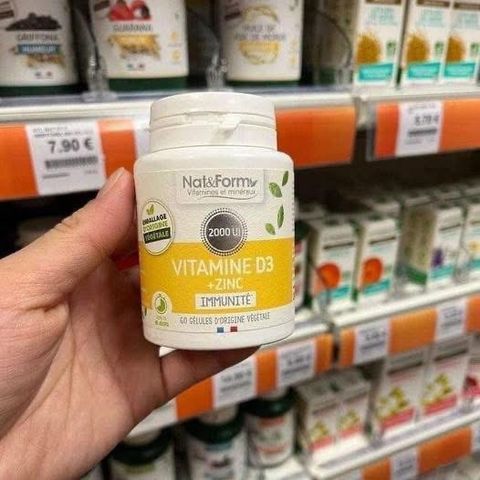 Vitamin D3 + Zinc tăng sức đề kháng và D3