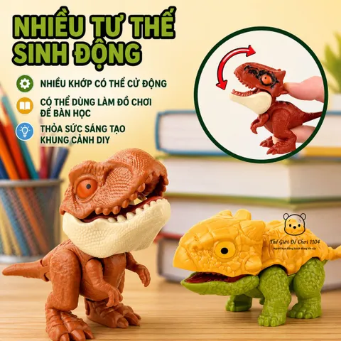 Trứng đồ chơi khủng long cắn tay Blind Egg chuyển động đa khớp giúp kích thích tư duy sáng tạo cho bé