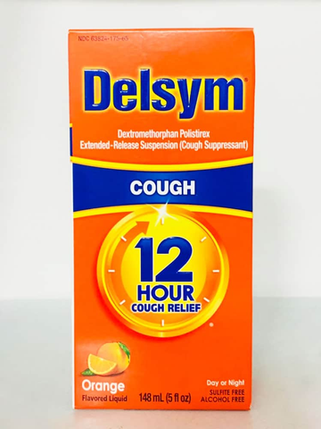 Siro ho Delsym 12 Hour Cough Relief Day or Night cho người lớn và trẻ em 4+