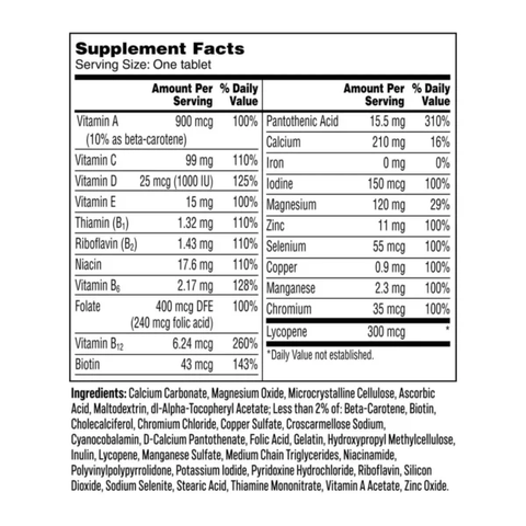 One A Day Men’s Vitamin cho nam dưới 50 tuổi 300 viên 