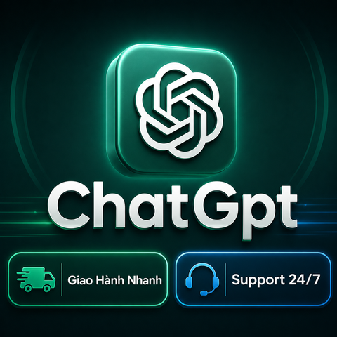 Tài Khoản ChatGPT Plus 1 tháng Giá Rẻ - Tài Khoản dùng riêng, Bảo Hành 1 Tháng