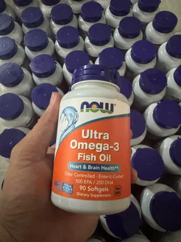 Viên Ultra Omega-3 Fish Oil Now 90 viên 500 EPA , 250  DHA