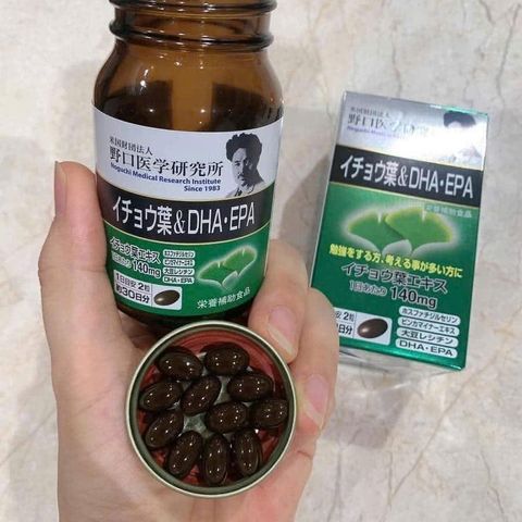Bổ não Ginkgo & DHA EPA Noguchi Japan 60 viên