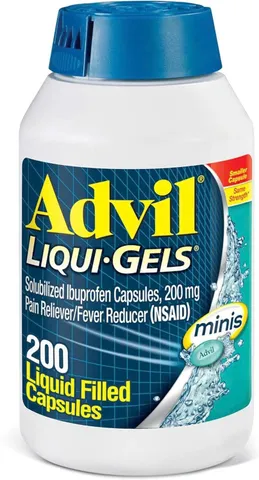 Viên giảm đau hạ sốt , giảm đau Advil Liqui-Gels Minis 200mg ,200 viên của Mỹ