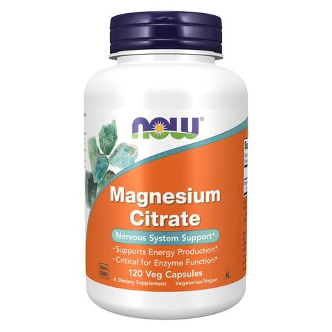 Viên uống bổ sung Magnesium Citrate now foods của Mỹ