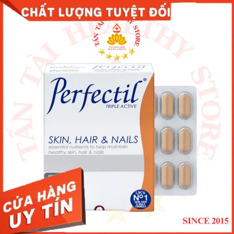 ✅[CHÍNH HÃNG, CHO KIỂM HÀNG] Perfectil H/30V VITABIOTICS Nuôi dưỡng và làm đẹp da, móng, tóc 764851