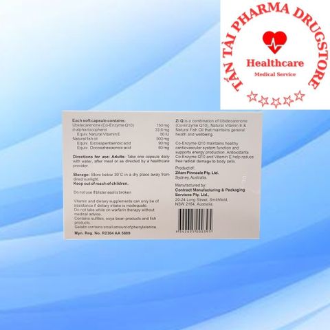 ✅[CHÍNH HÃNG, CHO KIỂM HÀNG] Viên uống ZiQ Zifam hạn chế quá trình lão hoá, xơ vữa động mạch, thụ thai 764855