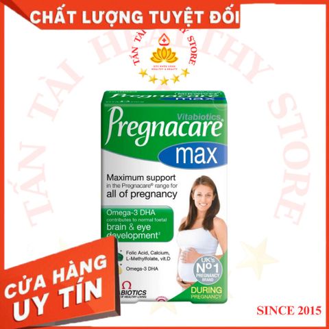 ✅[CHÍNH HÃNG, CHO KIỂM HÀNG] Pregnacare Max H/84v VITABIOTICS Vitamin khoáng chất bổ bầu 764861