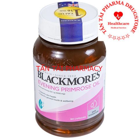 ✅[CHÍNH HÃNG, CHO KIỂM HÀNG] Viên uống Blackmores Evening Primrose Oil hỗ trợ làn da khỏe mạnh, dưỡng ẩm da (190 viên) 764873