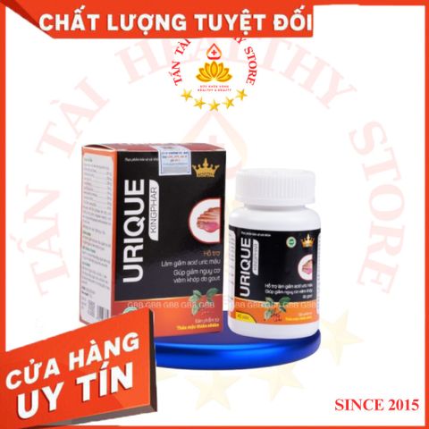 ✅[CHÍNH HÃNG, CHO KIỂM HÀNG] Viên URIQUE KINGPHAR - Giúp giảm acid uric trong máu , giảm viêm khớp do gout - 40 viên 764875