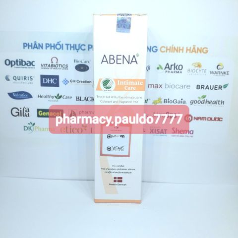 ✅[CHÍNH HÃNG, CHO KIỂM HÀNG] Nước rửa vệ sinh phụ nữ Abena Intimate Care 200ml 764874