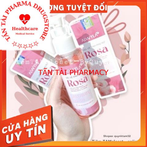 ✅[CHÍNH HÃNG, CHO KIỂM HÀNG] Gel vệ sinh ngăn nấm ngứa, viêm nhiễm, cho nam nữ và bé từ 2 tuổi ROSA 100mL 764888