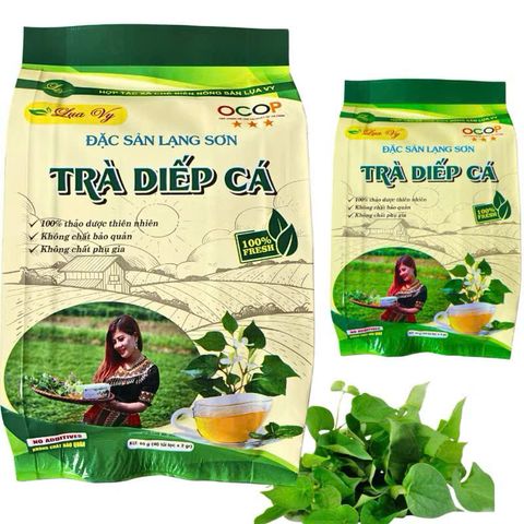 combo 4 gói trà diếp cá đặc sản lạng sơn 