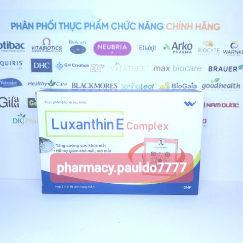 ✅[CHÍNH HÃNG, CHO KIỂM HÀNG] Viên uống bổ mắt, giảm mỏi mắt, khô mắt, cải thiện thị lực Luxanthin E Complex 764950
