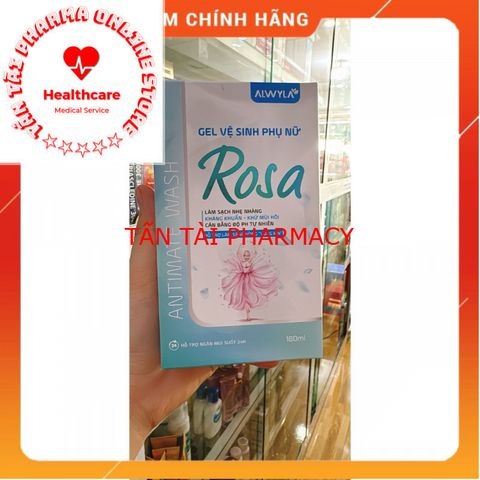 ✅[CHÍNH HÃNG, CHO KIỂM HÀNG] Gel vệ sinh ngăn nấm ngứa, viêm nhiễm, cho nam nữ Rosa xanh 180ml 764972