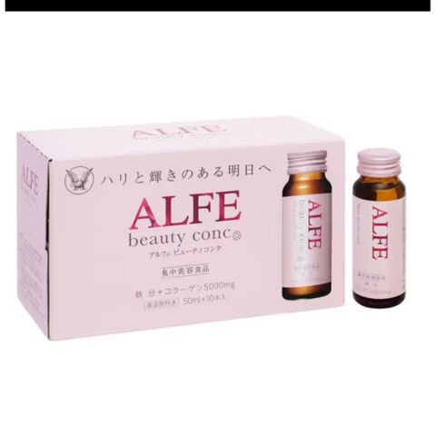✅[CHÍNH HÃNG, CHO KIỂM HÀNG] Alfe Beauty Conc là nước uống collagen hỗ trợ làm đẹp da, Hộp 10 chai x 50ml 764980
