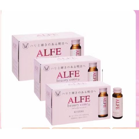 ✅[CHÍNH HÃNG, CHO KIỂM HÀNG] Alfe Beauty Conc là nước uống collagen hỗ trợ làm đẹp da, Hộp 10 chai x 50ml 764980