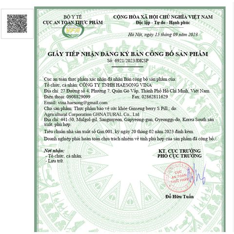✅[CHÍNH HÃNG, CHO KIỂM HÀNG] Viên ngậm Ginseng Berry S Pill 765000