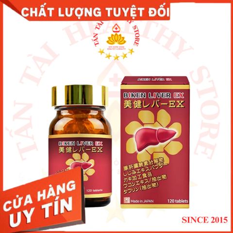 ✅[CHÍNH HÃNG, CHO KIỂM HÀNG] Biken Liver EX - Viên uống hỗ trợ giải độc và phục hồi chức năng gan Nhật Bản 765004