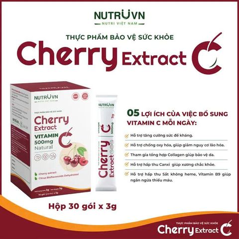 ✅[CHÍNH HÃNG, CHO KIỂM HÀNG] Cherry Extract bổ sung vitamin C tăng cường miễn dịch 765011