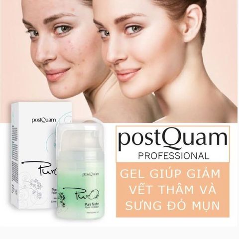Kem dưỡng PostQuam Pure Matte (Q13) giảm viêm sưng, thâm cho da mụn nặng 50ml [hàng nhập khẩu]