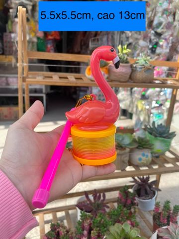 Đồ chơi nhựa - Đèn lò xo vịt kéo giãn - Lồng đèn Trung thu mini