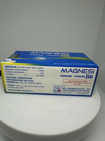 MAGNESI MAGNESIUM - PYRIDOXINE B6