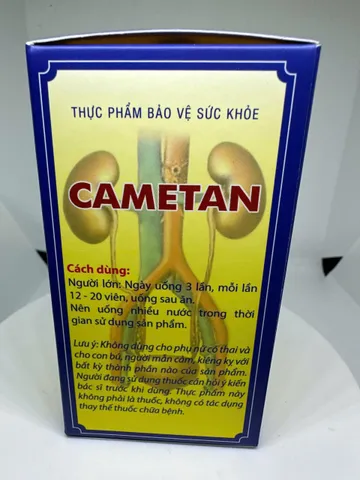 Cametan 200 Viên Hoàn Cứng - Hỗ Trợ Sức Khỏe Thận Và Đường Tiết Niệu