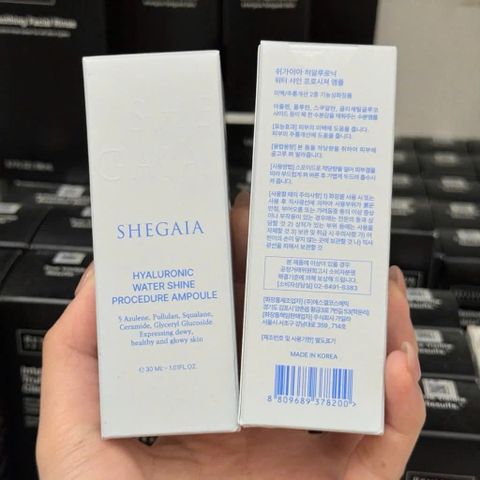 Tinh chất dưỡng ẩm Shegaia Hyalu Water Shine Procedure Ampoule 30ml [hàng nhập khẩu]
