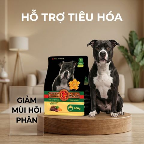 Hạt cho chó lớn Chogaka ADULT  Vị Bò & Rau Củ (Túi 400g)