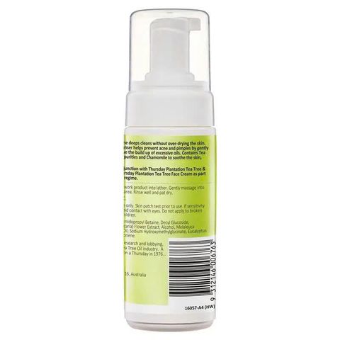 Thursday Plantation Acne Face Wash 150ml Chứa Tinh Dầu Tràm Trà