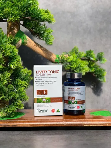 [Nhập khẩu] Viên uống  cải thiện chức năng gan - Careline Liver Tonic Capsules 13000 (60 viên)