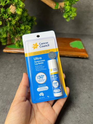 Son chống Nắng Cancer Council Ultra Sunscreen Lip Balm SPF50+ 4g