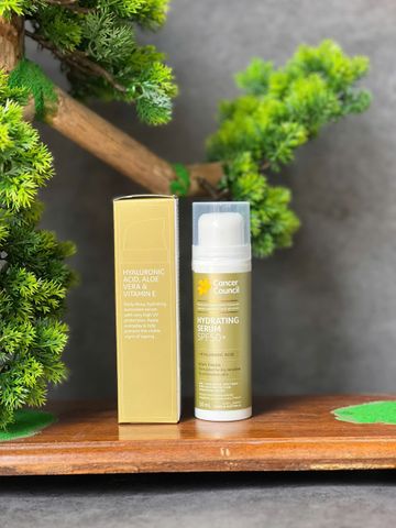 Serum chống nắng Cancer Council Face Day Wear Hydrating Serum SPF 50+. 