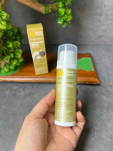 Sản phẩm chống nắng Cancer Council Face Day Wear Hydrating Serum SPF 50+.