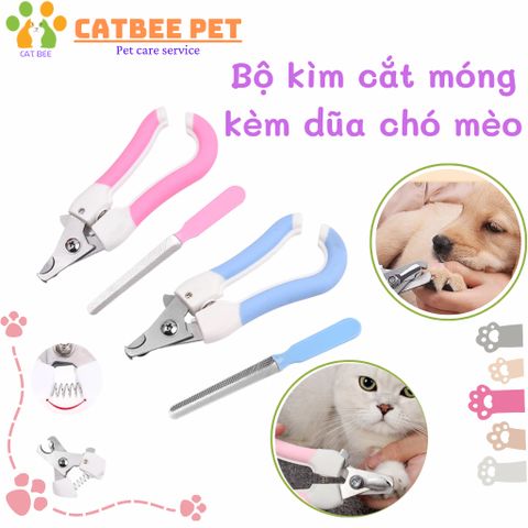 Bộ kéo cắt móng cao cấp kèm dũa giành cho chó mèo chính hãng