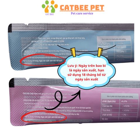 [ Combo tiết kiệm 300-450-600] Súp thưởng cho mèo Shizuka - 15g - Cung cấp dinh dưỡng cho mèo